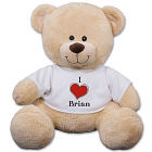 Personalized I Love Teddy Bear 836129BX